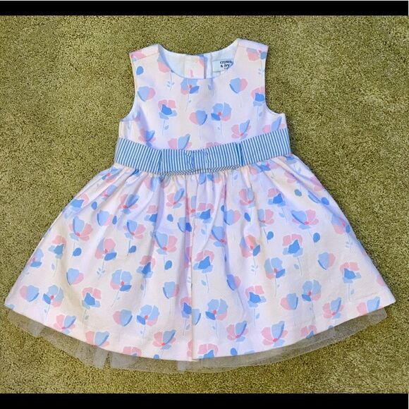 Crown & Ivy Dress Girls Flowers Floral Easter 2T - Picture 1 of 6